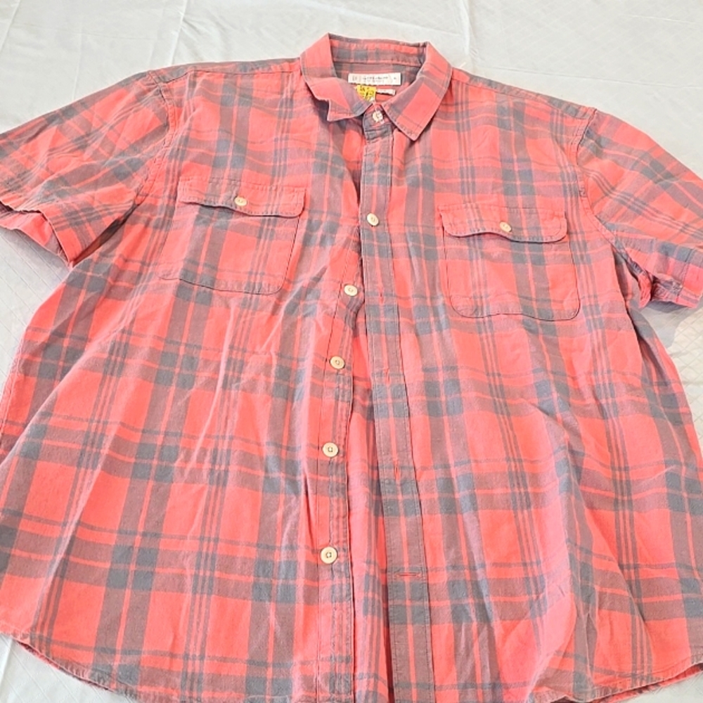 Lucky Brand Men's Short Sleeve Button Down